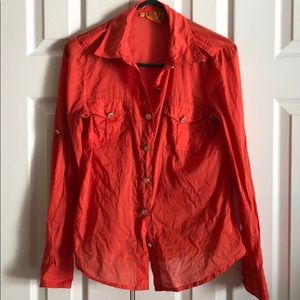 Orange Tory Burch Top